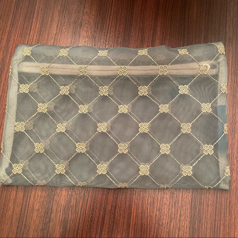 CRUCIANI ITALY mesh clutch NWOT - Picture 2 of 5